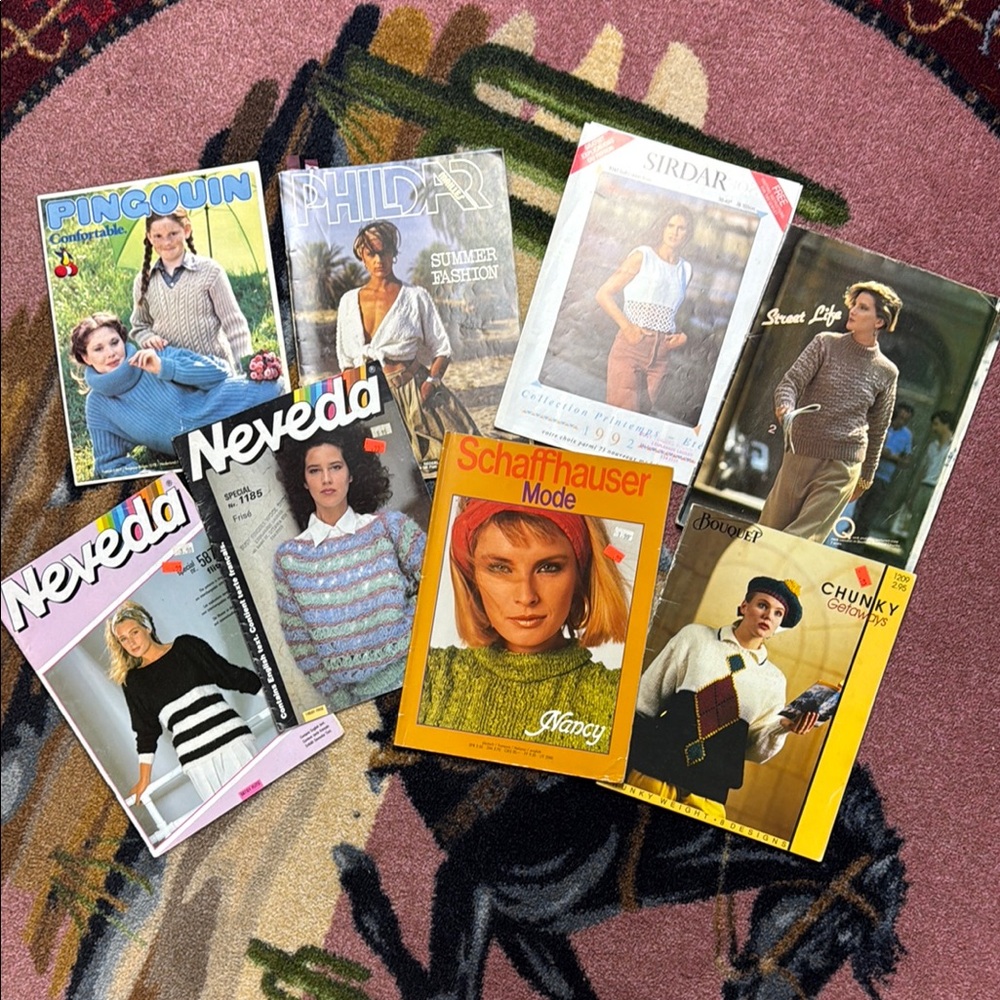 VINTAGE KNITTING PATTERN MAGAZINES